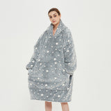 Hoodies Blankets Lambswool Double-Layer Large Size Home Casual Wear Lazy