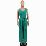 Jumpsuit Wide Leg Summer Pants Slimming Jumpsuit Jumpsuit Chiffon Jumpsuit