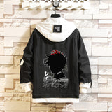 Comic Denim Jacket Clothes Men's and Women's Spring Denim Jacket