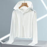 Sun Resistant Clothes Ice Silk Sun Protection Clothing Female UV Protection