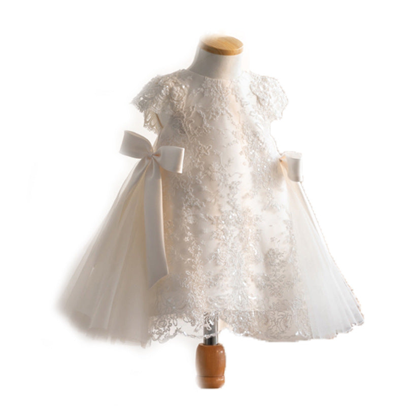 Summer Rompers Lace Princess Dress Children's Birthday Piano Performance Dress Summer