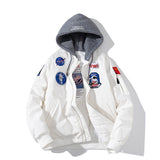 NASA Varsity Jacket Casual Coat Men's and Women's Embroidered Loose Autumn and Winter