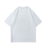 Oversized 90S T Shirt T-shirt High Street Retro Hip Hop Loose Half-Sleeve Base Men and Women
