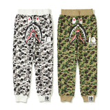 WGM Closing Ink Camouflage Casual Trousers Terry Ankle Banded Pants Men