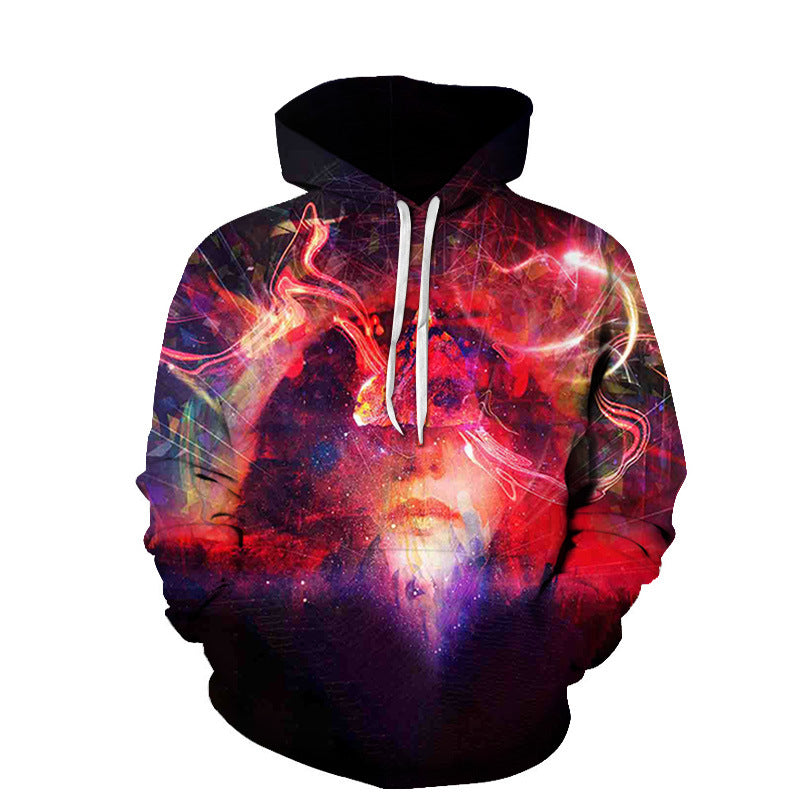 Stranger Things Hoodie Stranger Things 3D Digital Printing Loose Pullover Hoodie Sweater