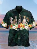 Men Beach T Shirts Men's Short Sleeve Shirt