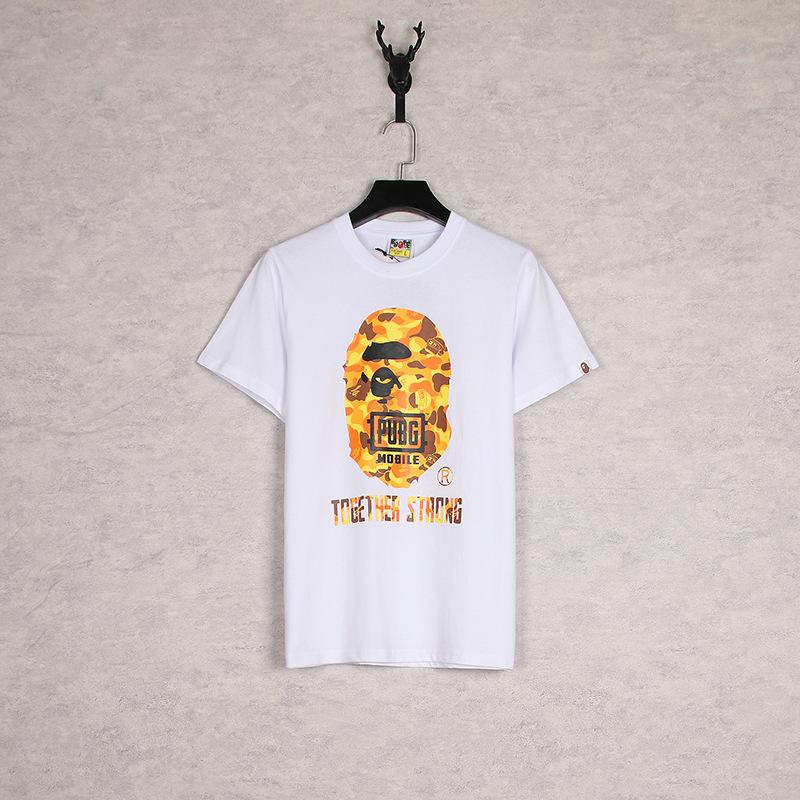 Shark Print T Shirt Spring And Summer Ape Head Joint Name Jesus Survival Chicken Couple Short Sleeve T-Shirt
