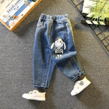Toddler Boys Pants Boys' Autumn Children's Cartoon Printed Jeans