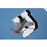 Brown Cropped Varsity Jacket Autumn and Winter Baseball Uniform