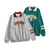 Preppy Aesthetic Sweatshirt Leisure Sports Sweater Male Loose