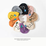 Toboggan Hat Woolen Cap Women's Autumn and Winter Knitted Hat All-Matching