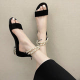 Women Open Toe Sandals Flats Summer Open Toe Bag Heel Roman Sandals