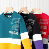 Children Boy Hoodie Spring and Autumn Terry Sweater Sweater