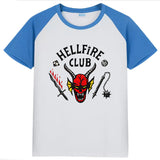 Stranger Things Hellfire Club T Shirt Men's and Women's Casual Short-Sleeved T-shirt