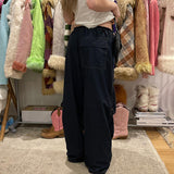 Julia Fox Low Rise Trousers Vintage Casual Hip-Hugger Trousers