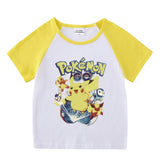 Children Pokemon Pikachu T Shirt Cotton T-shirt Casual Sports