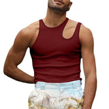 Men Rave T Shirt Sexy Sleeveless T-shirt Menswear Undershirt