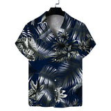 Men Beach T Shirts Men's Spring Leisure Short Sleeve Shirt