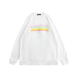 Preppy Aesthetic Sweatshirt Spring and Autumn Sweater Men and Women Crew Neck Casual Loose