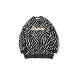 Mens Fall Outfits Vintage Tie-Dyed Alphabet Embroidery Knitwear Men 'S Couple Leisure Pullover Sweater