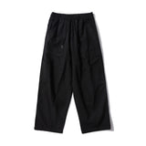 Man Fall Outfits Cargo Pants Jogger Pants Simple Solid Color Ankle-Tied Jogger Pants High Street Loose Straight Cargo Pants