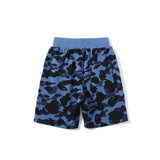 Shark Print Shorts Camouflage Shorts Men's and Women's Men's Beach Shorts Middle Pants