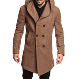 Blade Runner Jacket Men's Hooded Woolen Coat Overcoat Jacket