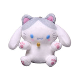 My Melody Plush Japanese Cute Cartoon Transformation Cat Melody Cinnamoroll Babycinnamoroll Plush Toy Doll Pendant Bag Hanging Ornaments Kulomi