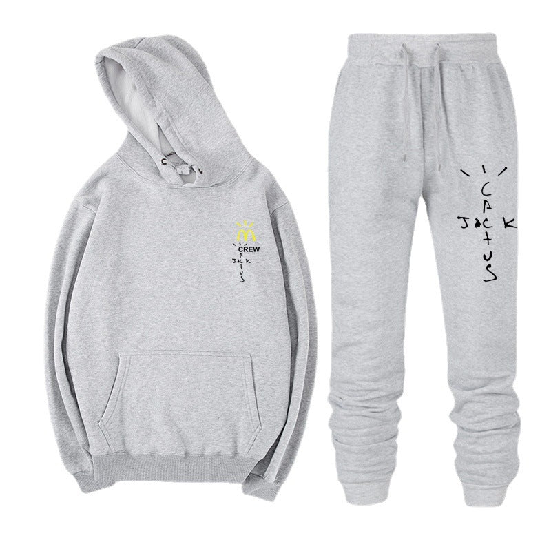 Travis Scott Astroworld Hoodie & Pant 2 Piece Set Letter Print Hoodie