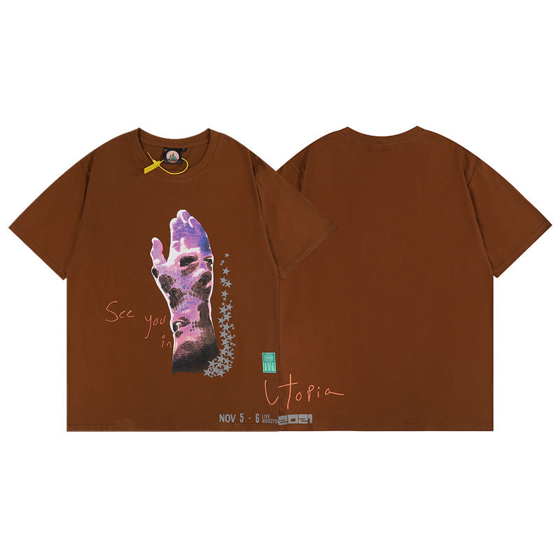 Travis Scott Astroworld Shirt Travis Scott Astroworld Casual Short Sleeve T-shirt