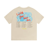 Travis Scott Astroworld Shirt Printed Men's and Women's Short-Sleeved T-shirt