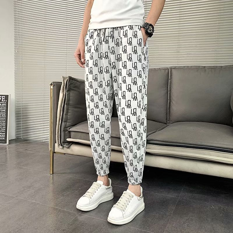 Men Pants Men's Summer Loose Casual Pants