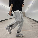 Men Pants Casual Pants Men Ankle-Tied Loose Track Sweatpants