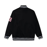 Varsity Bomber Jacket Embroidered Letter Baseball Uniform Men's Pilot Coat Jacket Spring Cardigan Sweater