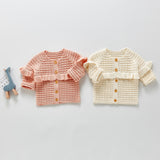 Spring Tops Children's Baby Knitted Cardigan Top Coat