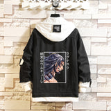 Comic Denim Jacket Anime Men and Women Cowboy Coat Top