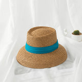 Italian Fedora Hats Fashion Wide Brim Top Hat Female Summer
