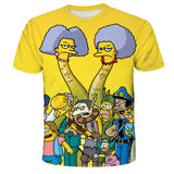 Homer Simpson Shirt Summer Fashion Printing Sports Leisure