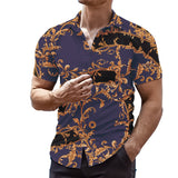 Men Beach T Shirts Summer Casual Loose Shirt Men