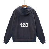 Rrr123 Hoodie Cross Limited Retro Heavy Distressed Hooded Sweater