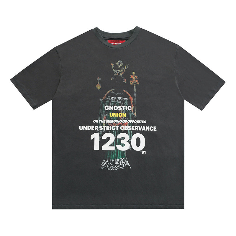 Rrr123 T Shirt Portrait Painted Print T-shirt