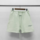 Fog Fear of God Essentials Shorts Double-Line Velvet Shorts Reflective Drawstring Shorts