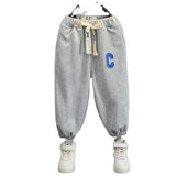 Toddler Boys Pants Boys' Spring and Autumn Knitted Sweatpants Casual Loose Sports