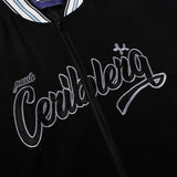 Baby Blue Varsity Jacket Baseball Jacket Men 'S And Women 'S Spring And Autumn Embroidery