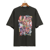 We11 Done T Shirts Letters Badge Printed Oversize Loose Couple