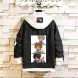 Comic Denim Jacket Clothes Men's and Women's Spring Denim Jacket