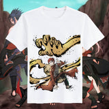 Itachi Uchiha Costume Naruto T-Shirt Naruto Sasuke Uchiha Skunk Kakashi Short Sleeve