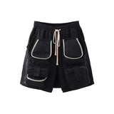 Man Fall Outfits Cargo Pants Cargo Shorts Loose Casual Shorts Drawstring Pants Saggy Pants