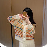 Preppy Aesthetic Sweater Spring Vintage Knitted Sweater Cardigan