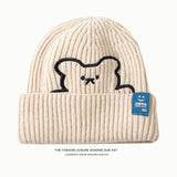 Toboggan Hat Woolen Cap Women's Autumn and Winter Knitted Hat All-Matching